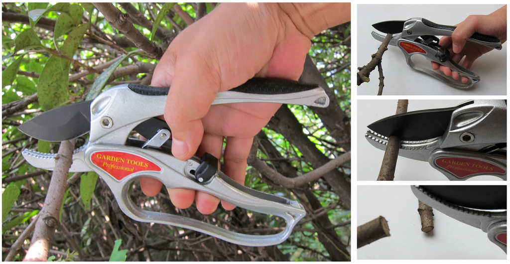 Ratchet Pruning Shears