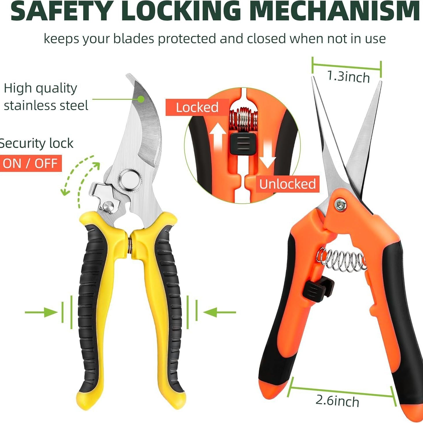 Garden Pruning Set — 3 Piece