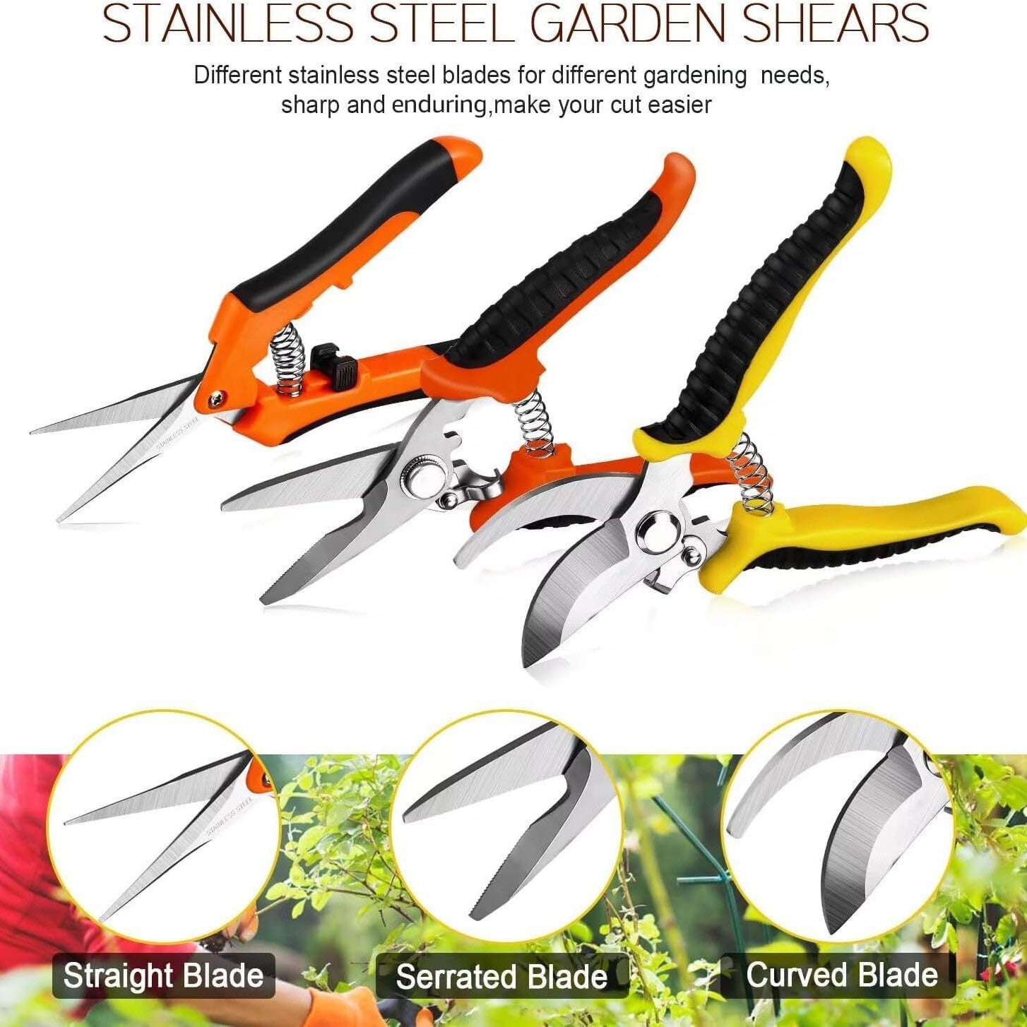 Garden Pruning Set — 3 Piece